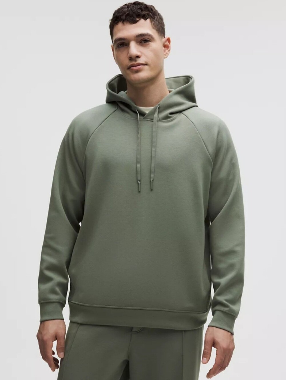 Lululemon Smooth Spacer Classic-Fit Pullover Hoodie - Olive Green - Size XL